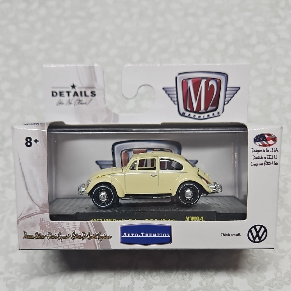2017 M2 Machines 1967 VW Beetle Deluxe U.S.A. Model Premium Die-cast VW04